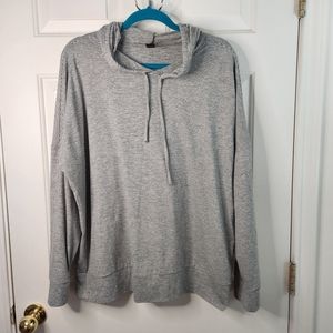 Sketches Hooded Pullover Lightweight Sweatshirt Women's size XXL Black and White